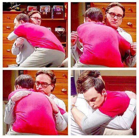 Sheldon needs Leonard.  Awwww. Sheldon X Leonard, Sheldon And Leonard, Sheldon Leonard, Big Bang Theory Funny, Jim Parsons, Funny Scenes, Big Bang Theory, Big Bang, Bigbang