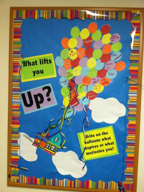 Inspiration bulletin board. great for chapter house Office Bulletin Board Ideas, Staff Bulletin Boards, Counseling Bulletin Boards, Nurse Bulletin Board, March Bulletin Board, Office Bulletin Boards, Work Bulletin Boards, Disney Classroom, School Social Worker