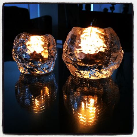 Kosta Boda Snowball, Snowball Candles, Kosta Boda, Swedish Design, Yule, Pinterest Likes, Candle Holders, Design Inspiration, Candles