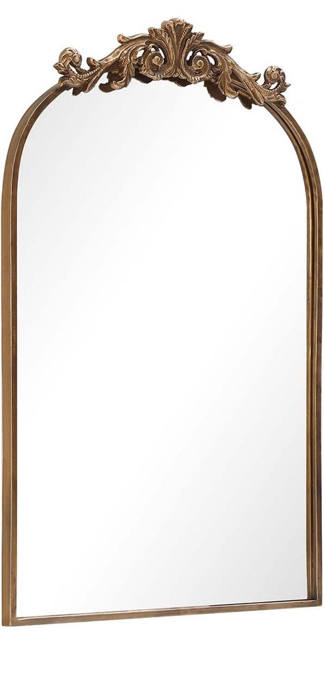 PRICES MAY VARY. Metal MAXIMALIST MODERN DECOR: The garland details on top is similar to the design of Primrose flowers. This mirror perfectly complements that style of traditional vintage furniture. The classic and practical mirror will be the most eye-catching in your room. DURABLE&STRONG&HD MIRROR: Durable the combination of high-definition distortion-free reflection surface glass with high-grade oil rubbed gold metal craft frame. It’s incredibly solid, great quality and well made, it’s worth Mirrors In Living Room Ideas, Gold Vintage Mirror, Gold Antique Mirror, Deluxe Bedroom, Maximalist Modern, Vintage Bathroom Mirrors, Craft Frame, Primrose Flowers, Vanity Inspo