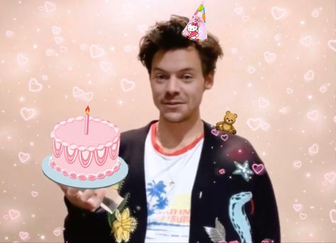 Harry Styles Happy Birthday Meme, Concerts Harry Styles, Harry Styles Birthday Party Ideas, Harry Styles Happy Birthday, Harry Styles Birthday Party, One Direction Happy Birthday, Niall Horan Birthday, Harry Styles Birthday, Happy Birthday Bestie