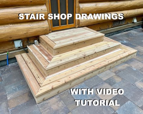 This Architectural Drawings item by BYOTools has 119 favorites from Etsy shoppers. Ships from United States. Listed on Jul 5, 2024 Mobile Garage, Freestanding Deck, Stair Plan, Porch Stairs, Staircase Landing, Deck Steps, Patio Steps, Exterior Stairs, Wood Steps