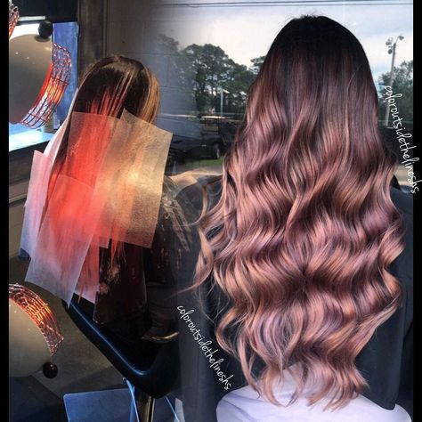 For Brunettes Balayage, Chocolate Mauve Hair, Lavender Hair Ombre, Trendy Hair Color Ideas, Brunettes Balayage, Mauve Hair, Hair Color Ideas For Brunettes Balayage, Rosa Hair, Bold Hair Color