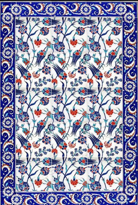 Turkish Wall Decor, Turkish Wall Art, Turkish Design Pattern, Turkish Tiles Pattern Design, Turkish Art Paintings, Turkish Art Pattern, Turkish Prints, Islamic Graphic Design, Turkish Wallpaper