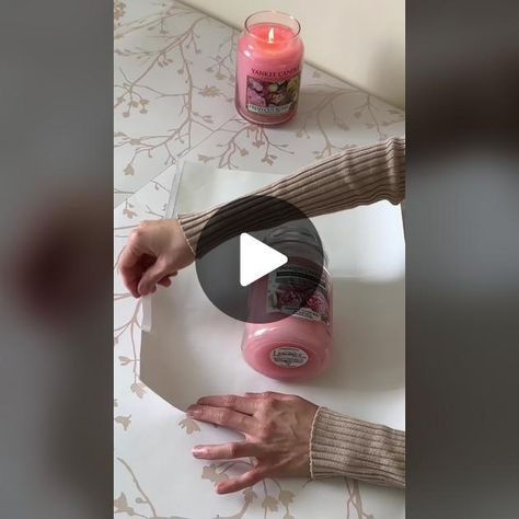 Wrap A Candle For Christmas, Wrapping Candles For Christmas Gifts, How To Wrap A Candle For Christmas Gift, Wrapping Blankets As Gifts, How To Wrap A Blanket, How To Wrap Something Round, How To Wrap A Candle Gift, How To Wrap Candles, Wrapping A Candle