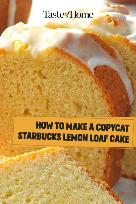 Satisfy your cravings with this copycat Starbucks lemon loaf cake recipe. Starbucks Lemon Loaf Cake, Copycat Starbucks Lemon Loaf, Lemon Loaf Cake Recipe, Starbucks Lemon Loaf, Lemon Loaf Recipe, Starbucks Lemon, Lemon Loaf Cake, Loaf Cake Recipes, Copycat Starbucks