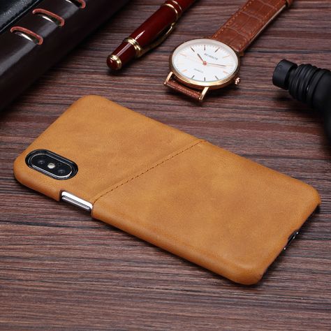 iPhone X Leather Case, Ultra Slim Genuine Vintage Leather Protective Embossed Back Cover for iPhone x Leather Phone Case Handmade, Leather Iphone Wallet, Iphone Leather, Tech Bag, Leather Craft Tools, Iphone Leather Case, Old Phone, Leather Hats, Leather Bag Women