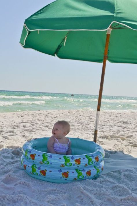 Beach Vacation With Baby, Beach Trip With Baby, Babies At The Beach, Beach With A Baby, Beach With Baby, Baby On The Beach, Baby At The Beach, Beach Life Hacks, Beach Tips