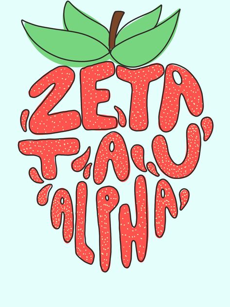 Zta Graphic, Zta Crown, Clothing Flips, Zeta Canvas, Zta Canvas, Zta Letters, Strawberry Graphic, Big Little Canvas, Sorority Art