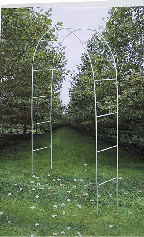 Simple Wedding Arch, Wedding Arches Outdoors, Climbing Plant Support, Garden Arch Trellis, Diy Wedding Arch, Wedding Archway, Arbors Trellis, Metal Wedding Arch, Arch Trellis