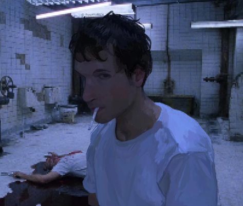 1h 30m : art by junklatch on ig + tiktok #saw #saw2004 #adamstanheight #ibis x Saw Art Jigsaw, Saw Art Movie, Saw 2004 Aesthetic, Saw 2004 Fanart, Adam Stanheight Fanart, Adam X Lawrence Saw, Saw Movie Jigsaw Art, Adam Saw, Saw Fanart