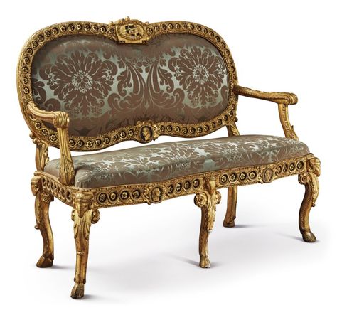 18th Century Furniture, Neo Classical Furniture, Neoclassical Furniture, Louis Xvi Furniture, Classical Furniture, Castle Aesthetic, Classical Period, Unique Chair, Carved Furniture