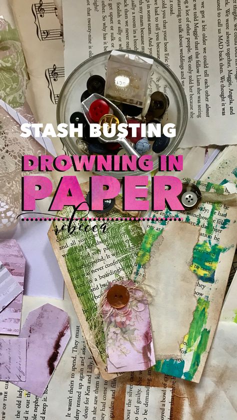 Things To Do With Scrapbook Paper, Paper Scraps Ideas, Journal Tips, Embellishment Ideas, Book Maker, Stash Buster, Love Tag, Old Book Pages, Index Cards