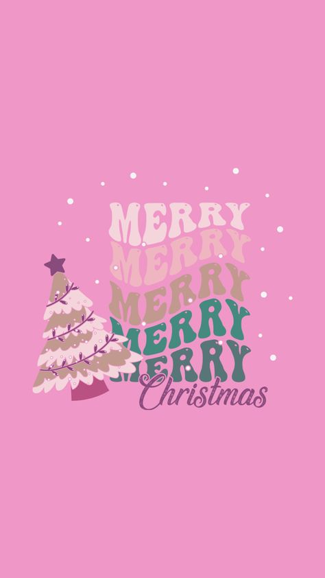 #pinkchristmasdecor #merry #aesthetictumblr #aestheticwallpaper #design Pastel Christmas Wallpaper Iphone, Pink Christmas Tree Wallpaper, Holiday Lockscreen, Pastel Christmas Wallpaper, Astetic Wallpapers, Merry Christmas Aesthetic, Pink December, Flyers Background, Christmas Wallpaper Iphone