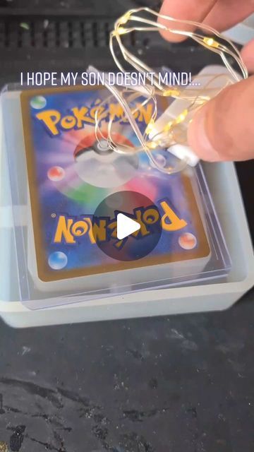 Daniel Cooper on Instagram: "Blast from the past! Pokemon Card In Resin!  This one ramped up 8.5M views and really, really upset the Pokemon Community!..... and the parents of Pokemon collectors! 😂🤣  This is again, why it is important to read video descriptions and the #'s!  The video was planned and it was not my sons card, the last # I used was #it'sajoke but the viewers didn't see it, they just saw what I wanted them to see!  😂😂😂  Resin art, resin, pokemon, pokemon collector, pokemon cards, resin artist, joke  #resinart #resin #pokemon" Resin Pokemon Card, Pokemon Box Diy, Pokemon Card Display Diy, Diy Pokemon Card Holder, What To Do With Extra Pokemon Cards, Pokemon Card Organization Ideas, Things To Do With Pokemon Cards, Crafts With Pokemon Cards, Pokemon Resin Crafts