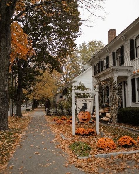 Woodstock Vermont Fall, Vermont Aesthetic, Kim Nguyen, Hygge Autumn, Cozy Fall Aesthetic, New England Aesthetic, Woodstock Vermont, Studera Motivation, Herbst Bucket List