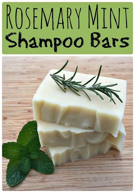 HOMEMADE ROSEMARY MINT SHAMPOO BARS Diy Shampoo Bar, Homemade Shampoo Bar, Rosemary Mint Shampoo, Shampoo Bar Recipe, Săpunuri Handmade, Mint Shampoo, Shampoo Recipe, Homemade Shampoo, Diy Shampoo