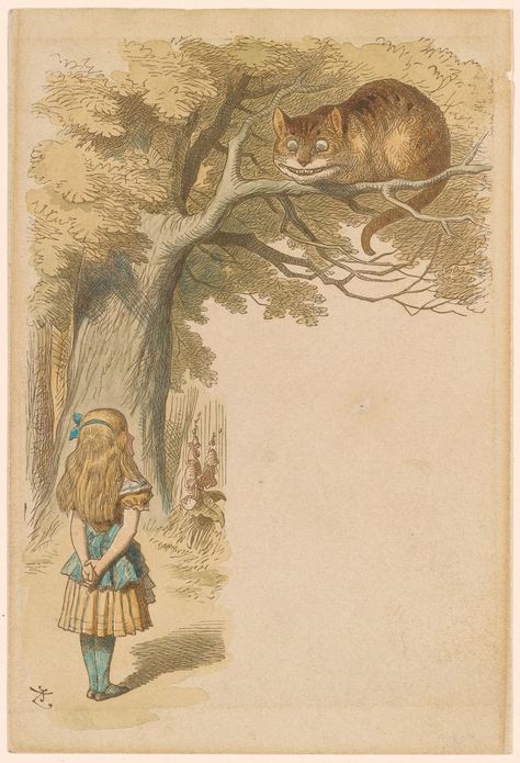 Alice In Wonderland Illustration Vintage, Alice In Wonderland Illustration, Wonderland Illustration, Alice In Wonderland Illustrations, John Tenniel, Illustration Vintage, Cheshire Cat, Stationery Set, Hand Coloring