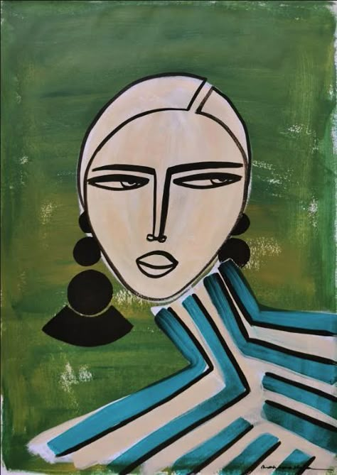 Tableau Art, Female Portraits, Art Inspiration Painting, Painting Art Projects, Abstract Canvas Art, Diy Art Painting, Diy Canvas Art, Canvas Art Painting, Jewelry Packaging