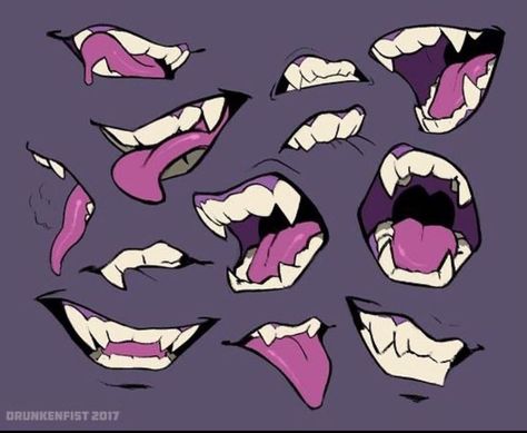 Mouth Expressions, Mouth Drawing, Drawing Expressions, Art Tutorials Drawing, Character Design References, Drawing Base, Drawing Poses, Drawing Reference Poses, Art Inspiration Drawing