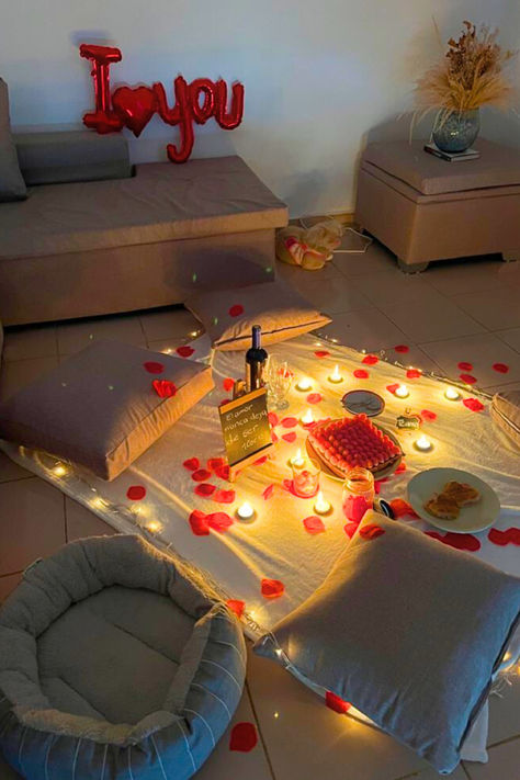 Couples Romantic Bedroom Ideas
#RomanticBedroom #BedroomDecor #BedroomIdeas #NightDate #Dates #Bed #Romance #BedroomDesigns #DateNight #CandleNights #PartyNight #SurpriseBedroom Vday Date At Home, Valentines Indoor Picnic, Romantic Living Room Date Night Ideas, Date Night Set Up, Indoor Valentines Date, Valentine’s Day Home Date, Intimate Date Night Ideas At Home, Valentine Picnic Ideas For Couples, Valentines Day At Home Romantic