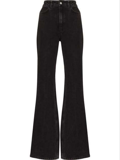 Black Bell Bottom Jeans, Bootcut Black Jeans, Bootcut Jeans Black, Black Bell Bottoms, Black Flared Jeans, Pants Bootcut, Flare Jeans Outfit, Black Flare Jeans, Black Bootcut Jeans