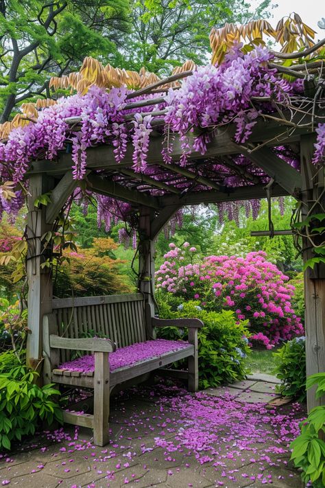 15 Serene Japanese Garden Ideas to Transform Your Outdoor Space – Everyday Inspo Zen Garden Inspiration, Home Japanese Garden, Japanese Arbor, Arbour Ideas, Cherry Blossom Garden, Japanese Garden Style, Japanese Garden Ideas, Japanese Style Garden, Zen Rock Garden