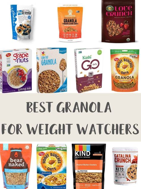 Breakfast Archives | Pointed Kitchen Weight Watcher Granola, Low Point Granola, Weight Watchers Granola Recipe, Ww Granola Recipe, Ww Snacks Store Bought, Low Point Weight Watchers Snacks, Ww Breakfast Ideas On The Go, Ww Low Point Meals, Weight Watchers Snack Ideas