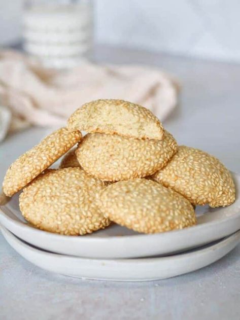 Sesame Seed Cookies Recipe, Italian Sesame Seed Cookies, Sesame Seed Cookies, Italian Cookie Recipe, Seed Cookies, Sesame Cookies, Cookies Pastry, Sesame Seed, Cookie Calories