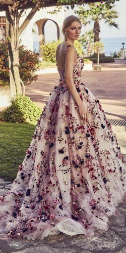 Floral Wedding Dresses, Stylish Gown, Floral Wedding Dress, Traditional Bride, فستان سهرة, A Wedding Dress, Brides Wedding Dress, Beauty Dress, Colored Wedding Dresses