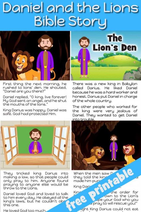 Story Of Daniel In The Lions Den, Daniel And The Lions Den Preschool Activities, Daniel And The Lions Den Snack, Daniel And The Lions Den Object Lesson, Daniel And The Lions Den Preschool, Daniel Bible Lessons For Kids, Daniel And Lions Den Craft, Daniel And The Lions Den Lesson, Daniel And The Lions Den Activity