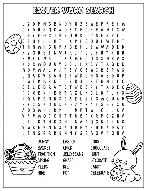 easter worksheets word search printable Easter Activity Pages Free Printables, Easter Activity Pages For Kids, Easter Work Sheets Free Printables, Easter Activities For Kids Printable, Easter Pages Printable, Free Printable Easter Activities, Easy Easter Activities For Kids, April Kids Activities, Easter English Worksheet