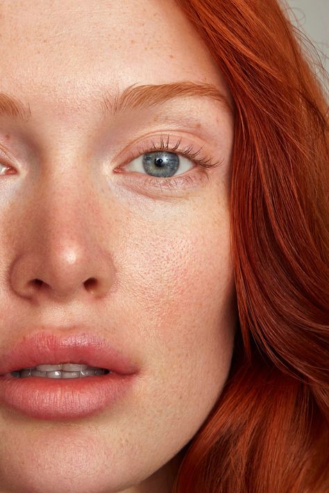 Natural Makeup Styles, Makeup Natural Look, Red Hair Model, No Make Up Make Up Look, Natural Makeup Ideas, Red Hair Freckles, Natural Makeup Style, Pale Makeup, Beauty Day