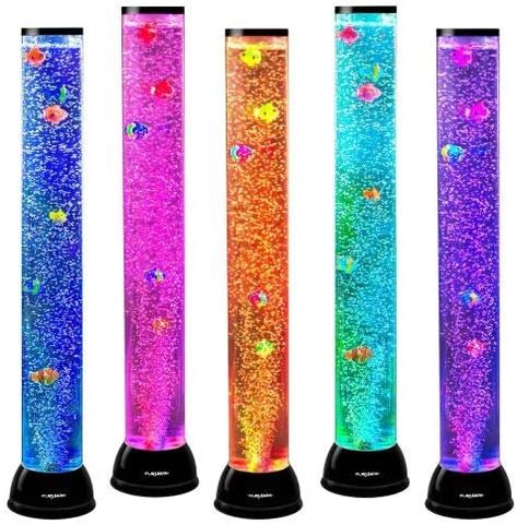 Fake Fish Tank, Bubble Tube, Sensory Equipment, Fish Lamp, Tube Lamp, Sensory Rooms, Acrylic Tube, Sensory Room, Led Color Changing Lights