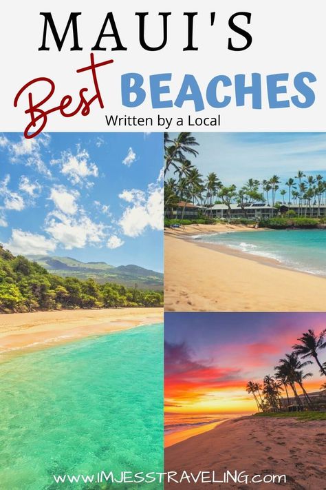 The Best Beaches in Maui: Written by a Local Best Beaches In Maui Hawaii, Best Beaches In Hawaii, Maui Hawaii Beaches, Maui Beaches, Beaches In Hawaii, Best Beaches In Maui, Visiting Hawaii, Maui Babe, Kihei Maui