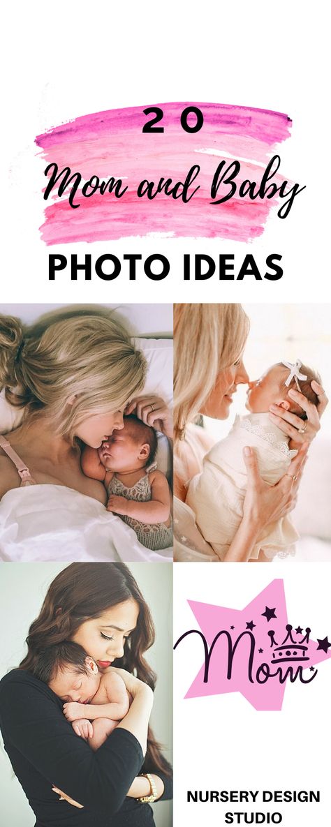 We are sharing 20 breathtaking mom and baby photo ideas. These photos epitomizes the love between moms and their babies. Pictures To Take With Your Newborn, Mommy Newborn Pictures, 3 Month Old Mommy And Me, Mom Infant Photoshoot, Newborn Pics With Mom, Baby And Mommy Photoshoot, Diy Mom And Baby Photos, Mom And Newborn Poses, Newborn Mom Photos