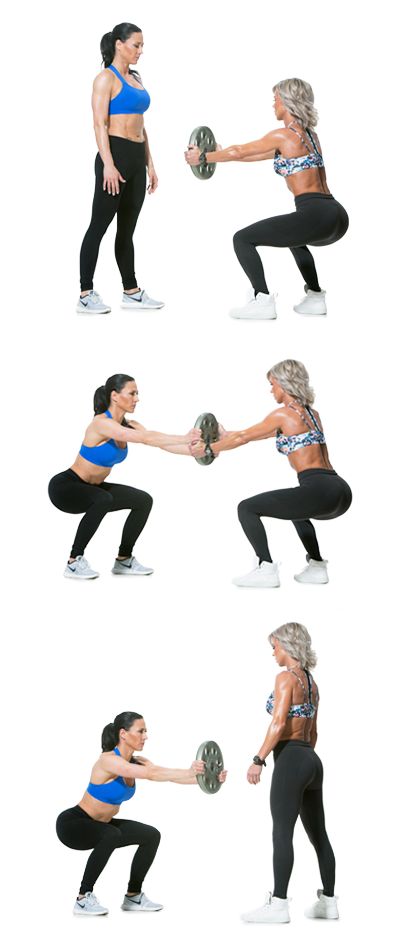 Teaming up with a friend for a partner workout not only creates a little friendly competition, it will also challenge you both. Bariatric Workout, Partner Workout Exercises, Friend Workout, Circuit Workout Gym, Partner Exercises, Partner Workouts, Story Questions, Workout Stations, Yoga Sculpt