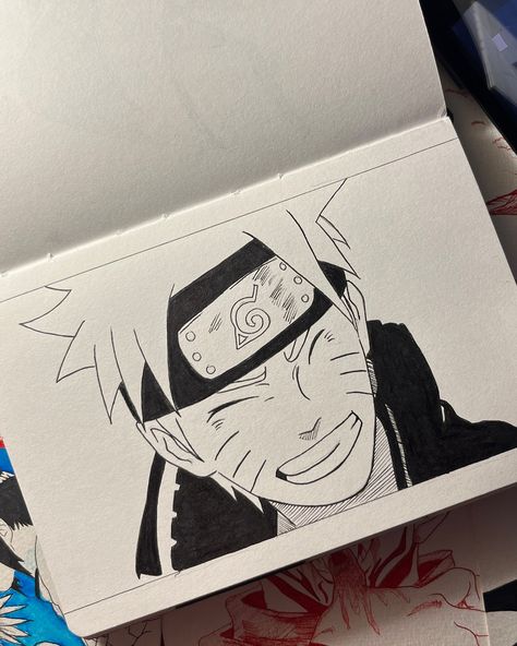 Anime Sketch Doodle, Anime Mandala Art, Naruto Journal Ideas, Best Anime Drawings Sketch, Naruto Art Sketch, Cool Anime Sketches, Anime Sketch Naruto, Anime Drawing Inspiration, Naruto Manga Art