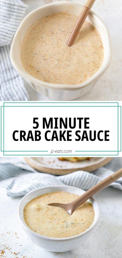 Transform your crab cakes into a gourmet delight with these mouthwatering savory sauces. From zesty lemon aioli to spicy remoulade, each sauce is crafted to enhance the delicate flavors of your favorite seafood dish. Perfect for impressing guests at a dinner party or simply treating yourself to a restaurant-quality meal at home. Dive into a world of flavor and take your crab cakes to the next level with these easy-to-make sauces. Old Bay Sauce Recipe, Crab Cake Aioli, Crab Cake Sauce Recipe, Crab Cake Dipping Sauce, Cake Sauce Recipe, Crab Cake Sides, Crab Cake Dip, Old Bay Crab Cakes, Cake Sauce