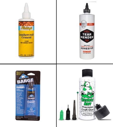 11 Best Glues For Leather In 2023: A Complete Buying Guide Leather Glue, Decoupage Glue, Best Glue, Cement Art, Waterproof Glue, Shoe Repair, Fabric Glue, Glue Crafts, Super Glue