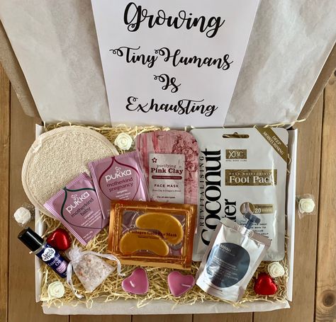 Pregnancy Gift Baskets, Box Cadeau, New Mum Gift, Mom Gift Basket, Snack Boxes, Spa Box, Pamper Hamper, Mum To Be, Message Cards