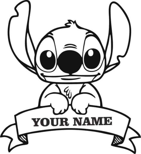 Stitch Coloring Pages For Kids, Stitch Cricut, Black And White Stitch, Image Cricut, Coloring Bookmarks Free, Diy Shrink Plastic Jewelry, Stitch Coloring, Stitch Outline, Stitch Drawings