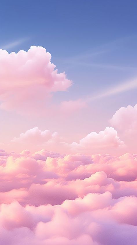 Wallpaper cloud outdoors horizon.  | premium image by rawpixel.com / Adjima Rose Wallpaper Desktop, Iphone Wallpaper Clouds, Pink Cloud Background, Pink Sky Background, Heavenly Background, Sunset Clouds Aesthetic, Pink Sky Wallpaper, Textures For Edits, Pink Sky Aesthetic