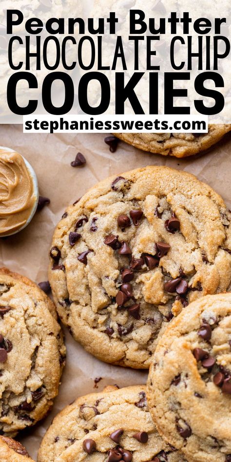 Chocolate Peanut Butter Cookies Recipes, Healthy Foods To Make, Healthy Food Menu, Dessert Simple, Peanut Butter Chocolate Chip Cookies, Lost 100 Pounds, Healthy Food Facts, Chocolate Peanut Butter Cookies, Peanut Butter Cookie Recipe