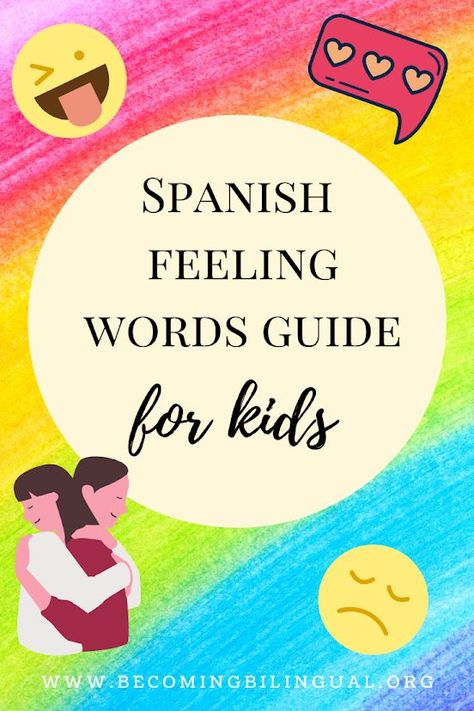 The best collection of Spanish language resources to talk about los sentimientos! Spanish books, songs and vocabulary for teaching about emotions in Spanish. #becomingbilingual #feelings #emotions #SEL #spanishforkids #lossentimientos Feelings In Spanish, Spanish Feelings, Emotions In Spanish, Talk About Feelings, Spanish Books, Mindfulness For Kids, Spanish Vocabulary, Feelings Words, How To Talk