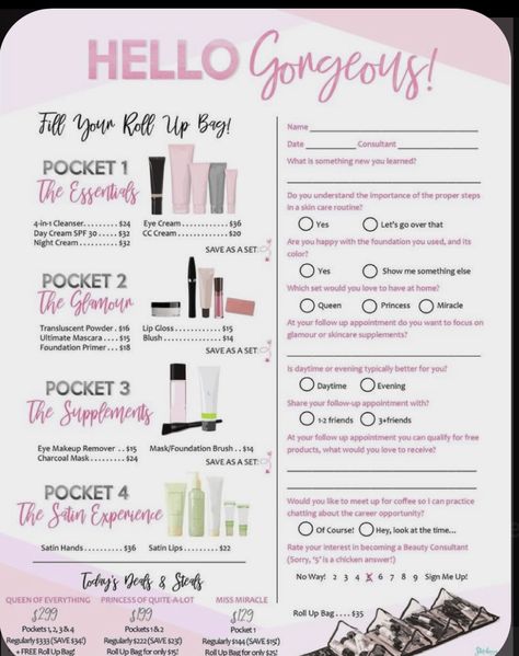 Mary Kay Closing Sheet, Makeup Marketing, Mary Kay Printables, Mark Kay, Mary Kay Office, Mary Kay Inspiration, Mary Kay Holiday, Mary Kay Marketing, Mary Kay Party