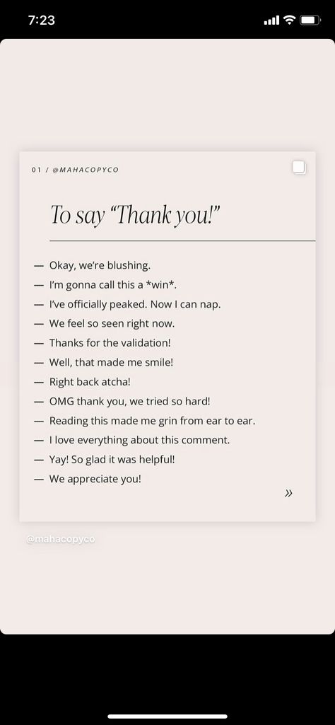 Different Ways To Say Thank You On Instagram, Thank You On Instagram Comments, Gorgeous Comments For Instagram, Instagram Thank You Replies, One Word Comments For Instagram Pic, Other Ways To Say Thank You On Instagram, Appreciation Post Captions, Doodle Captions For Instagram, Different Ways To Say Thank You On Instagram Comments