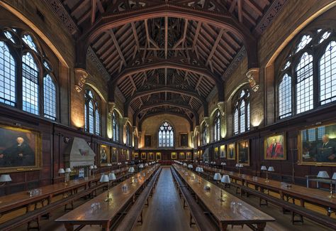 College Dining Hall, Oxford Library, College Wallpaper, Elsie De Wolfe, Dining Interior, Wallpaper Dekstop, Dining Hall, Oxford University, Wood Doors Interior