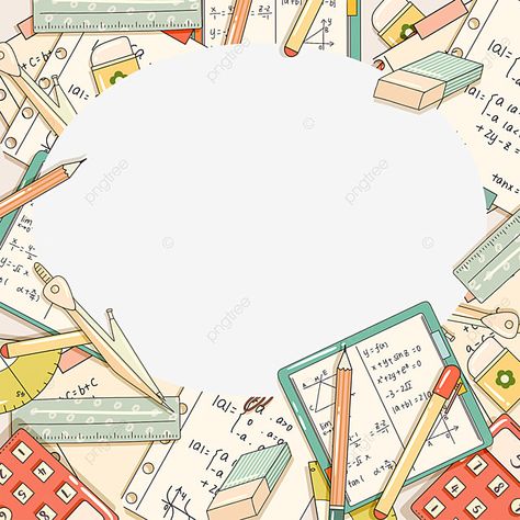 Math Poster Design Ideas, Math Border Design, Calculator Clipart, Math Border, Pen Clipart, Notebook Clipart, Notebook Png, Math Powerpoint, Math Wallpaper