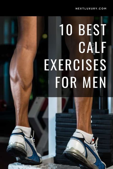 It’s easy to focus on building other groups of muscles and skip your calves. The result is usually a jacked-up upper body and twigs below the knees to carry all that massive muscle mass. How To Grow Calf Muscles, How To Grow Your Calves, Calf Exercises Men, Calf Workout For Men, Leg Workout For Men, Best Calf Exercises, Calves Workout, Calf Workout, Gastrocnemius Muscle